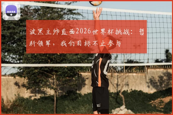 波黑主帅直面2026世界杯挑战：哲科领军，我们目标不止参与